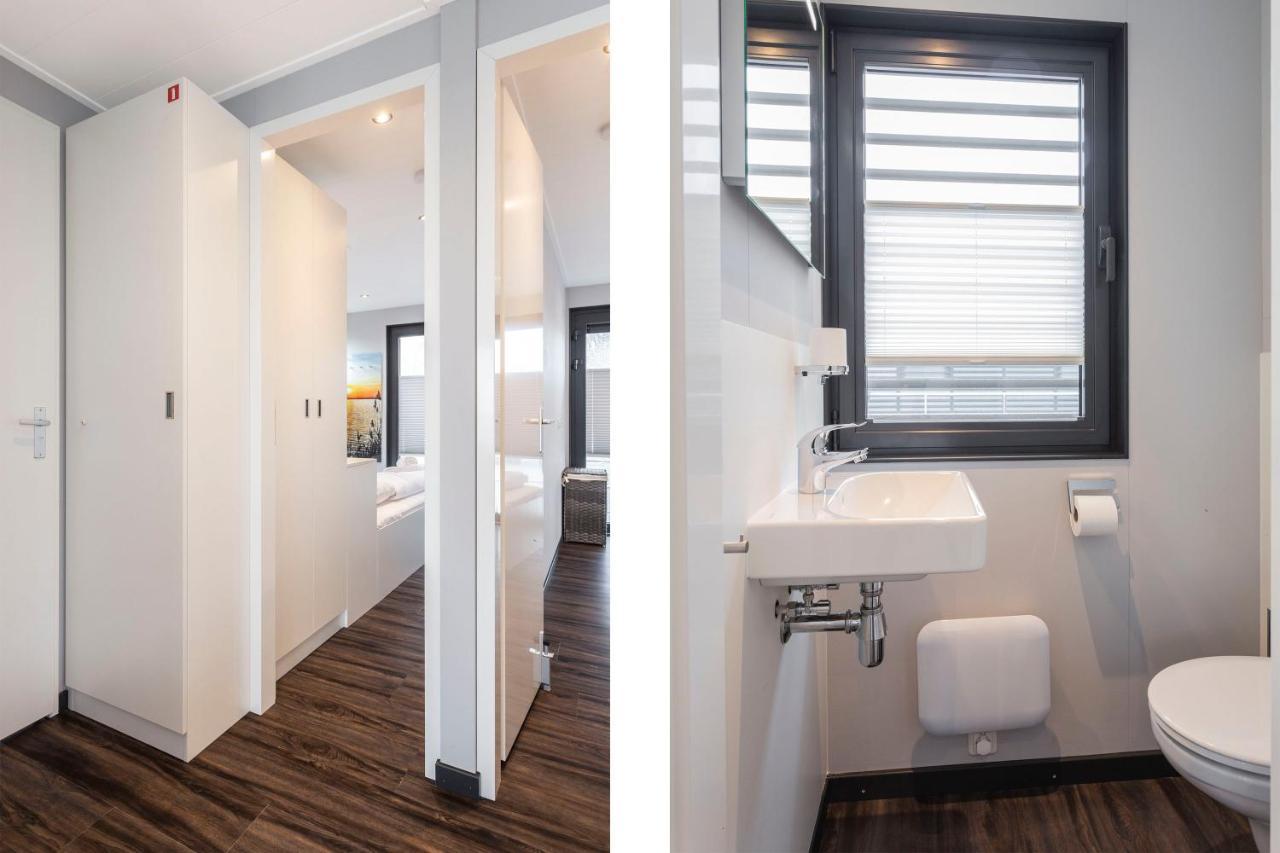 Welcome In - Houseboat 'Elysium' Met Eigen Aanlegsteiger Sneek - Offingawier Exteriér fotografie