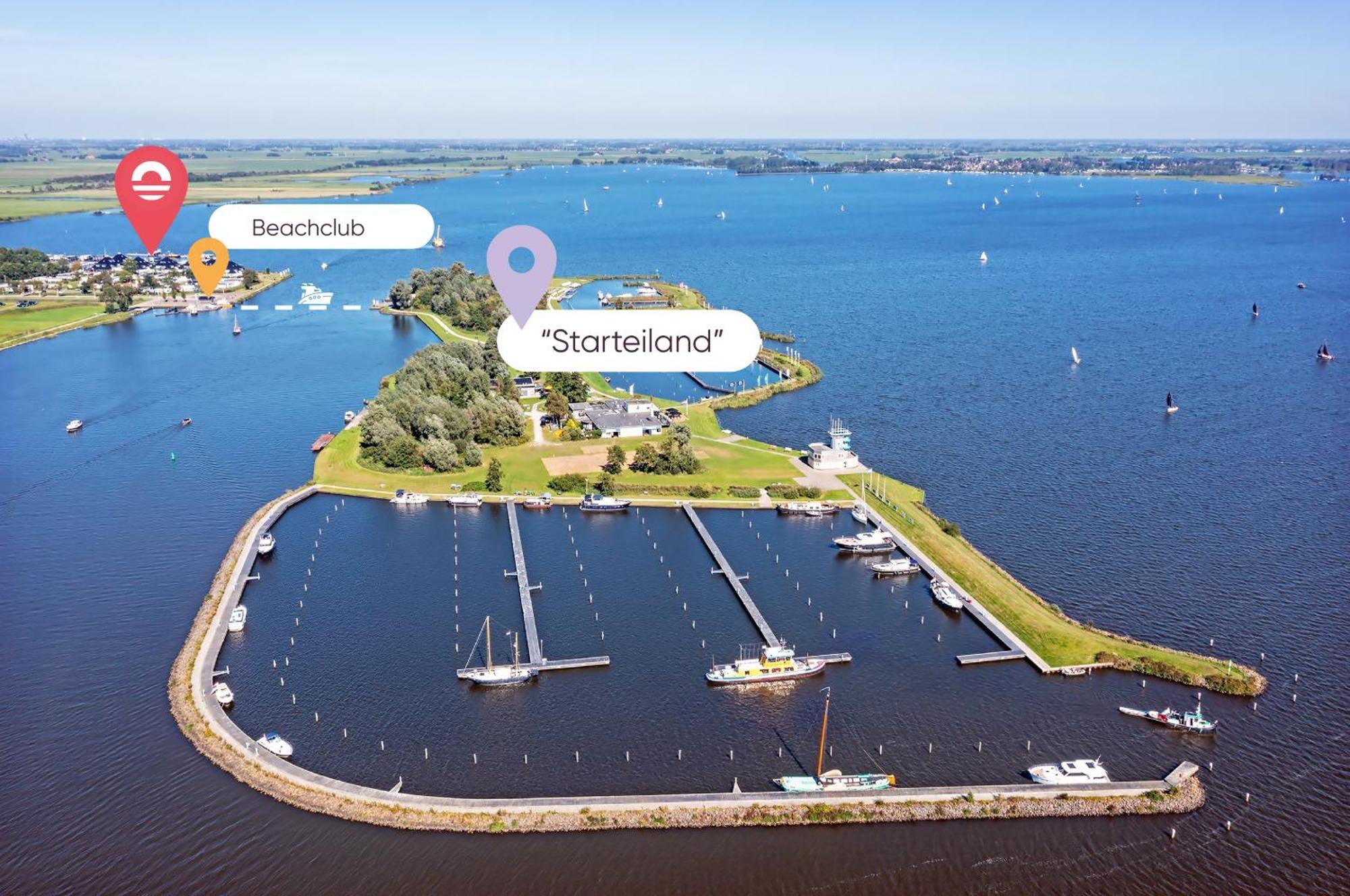 Welcome In - Houseboat 'Elysium' Met Eigen Aanlegsteiger Sneek - Offingawier Exteriér fotografie